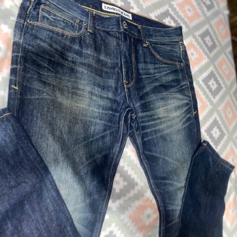 BNWOT Mens Express jeans ‘Rocco Slim fit skinny leg’ size 32x20